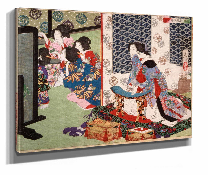 A Banquet At The Koshida Palace by Tsukioka Yoshitoshi
