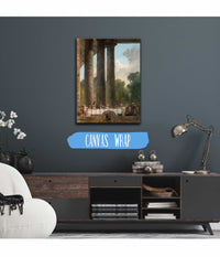 A Banquet In The Ruins Of A Temple by Hubert Robert