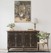 A Barbershop by Adriaen Van Ostade