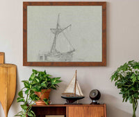 A Barge by John Linnell