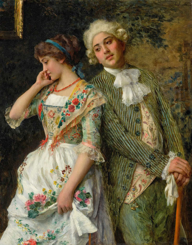 A Bashful Maiden by Federico Andreotti