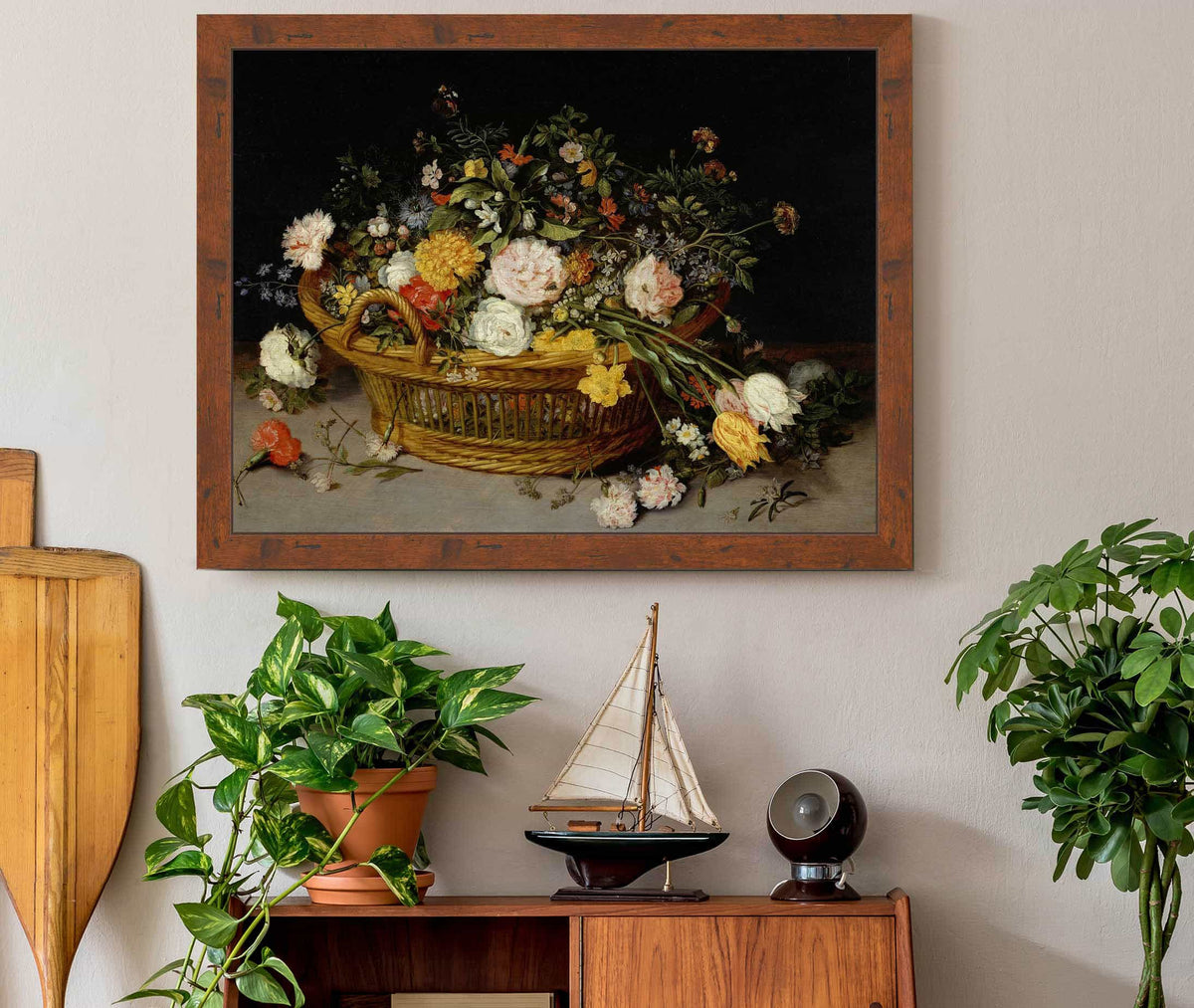 A Basket Of Flowers S by Jan Brueghel The Younger