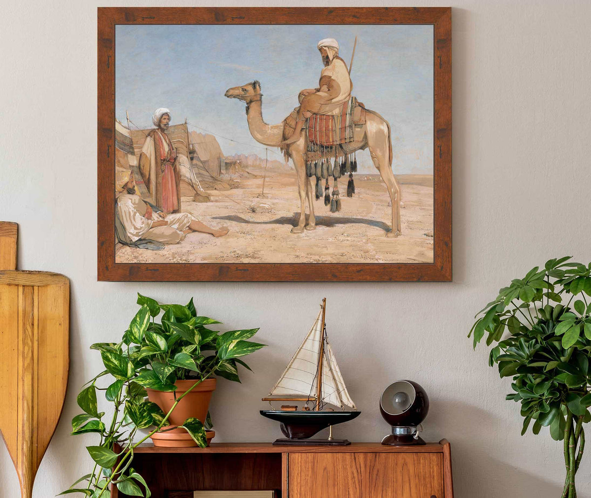 A Bedouin Encampment Or Bedouin Arabs by John Frederick Lewis