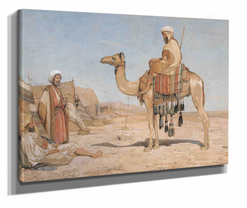 A Bedouin Encampment Or Bedouin Arabs by John Frederick Lewis