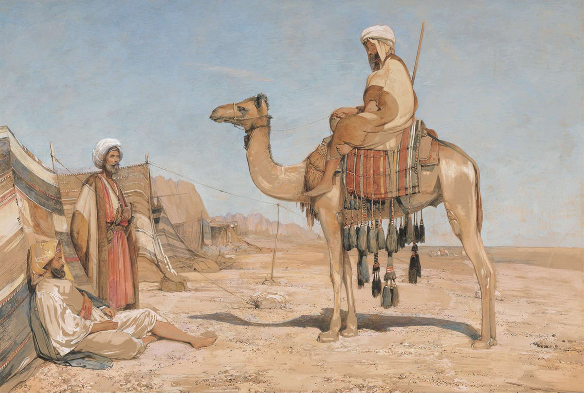 A Bedouin Encampment Or Bedouin Arabs by John Frederick Lewis