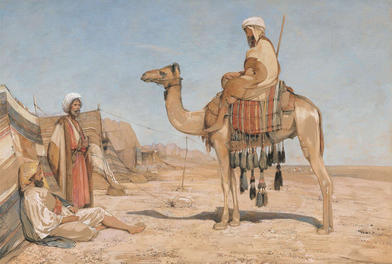 A Bedouin Encampment Or Bedouin Arabs by John Frederick Lewis