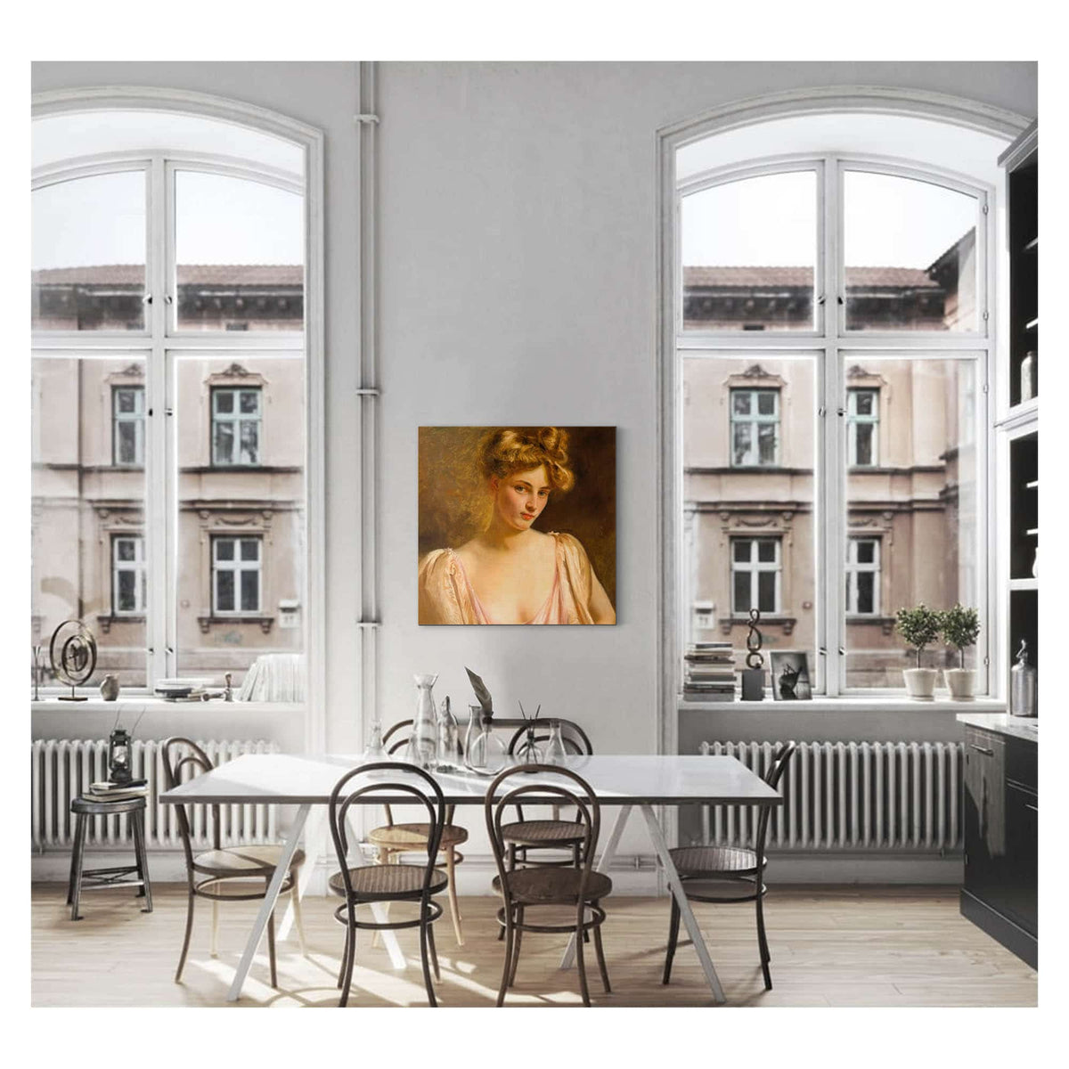 A Blonde Beauty by Gustave Jean Jacquet