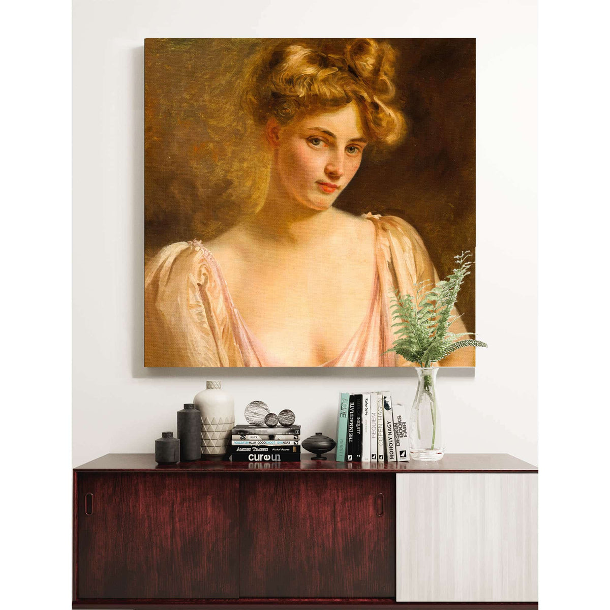 A Blonde Beauty by Gustave Jean Jacquet