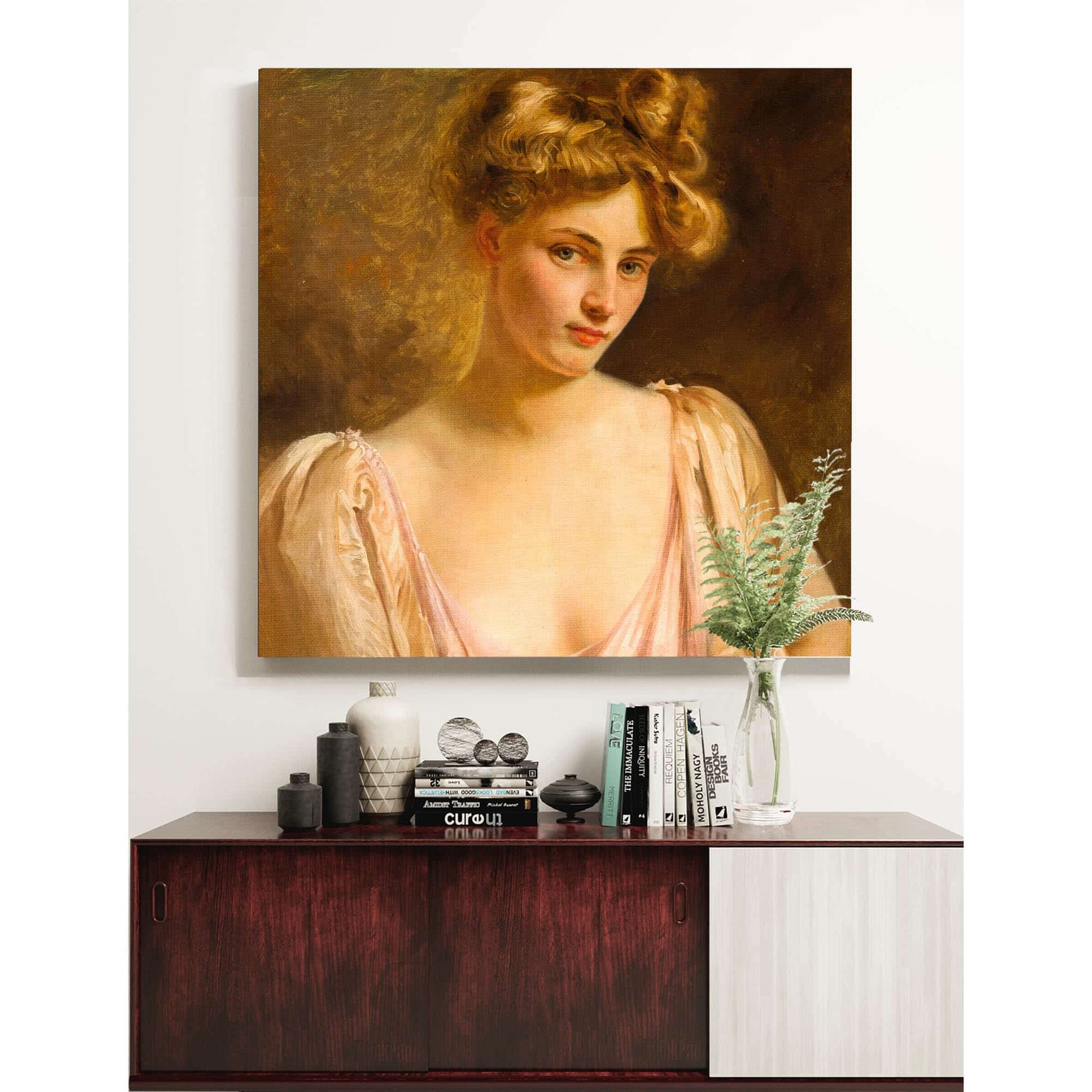A Blonde Beauty by Gustave Jean Jacquet
