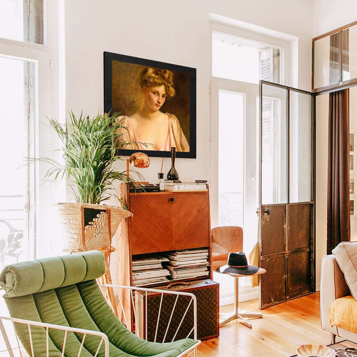 A Blonde Beauty by Gustave Jean Jacquet