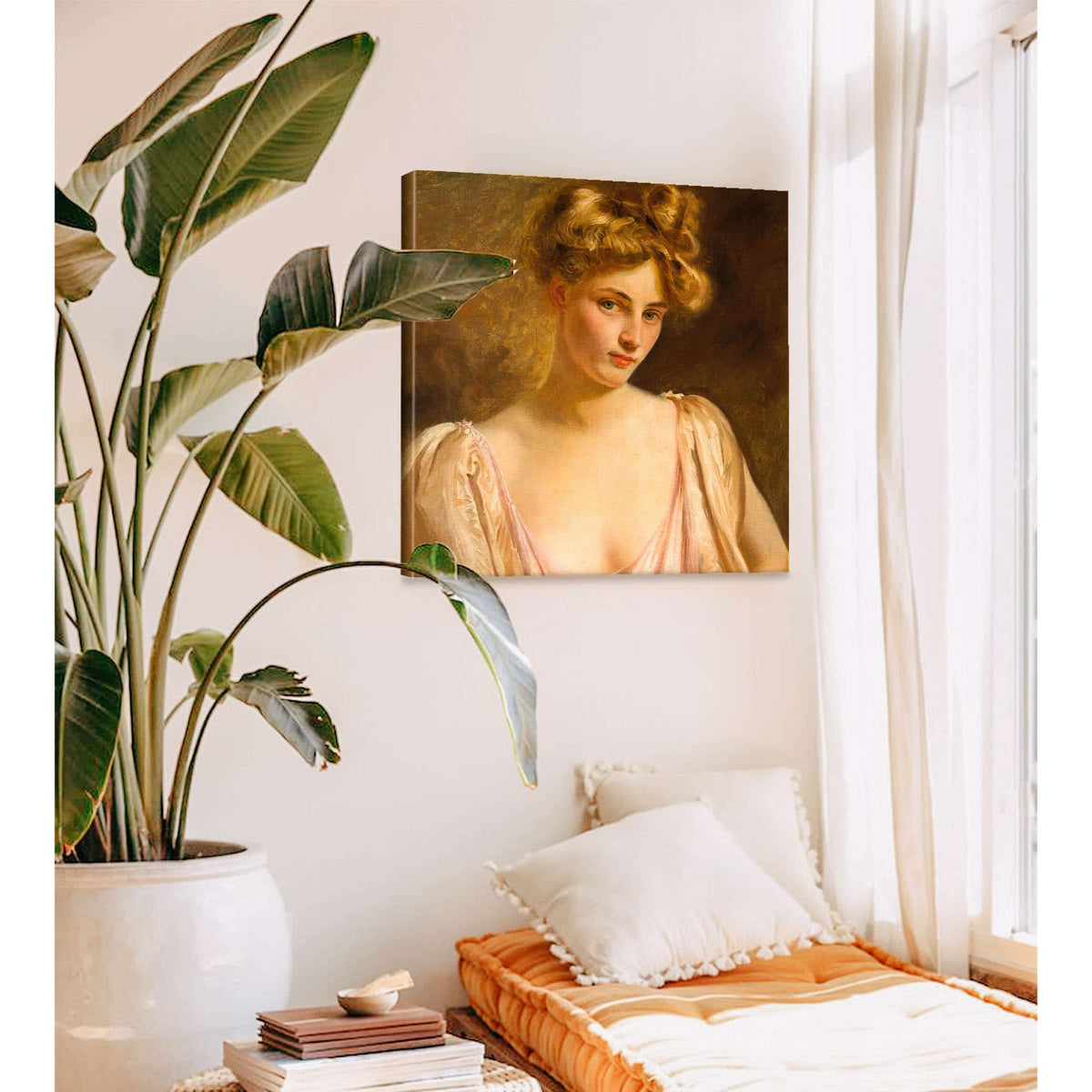 A Blonde Beauty by Gustave Jean Jacquet