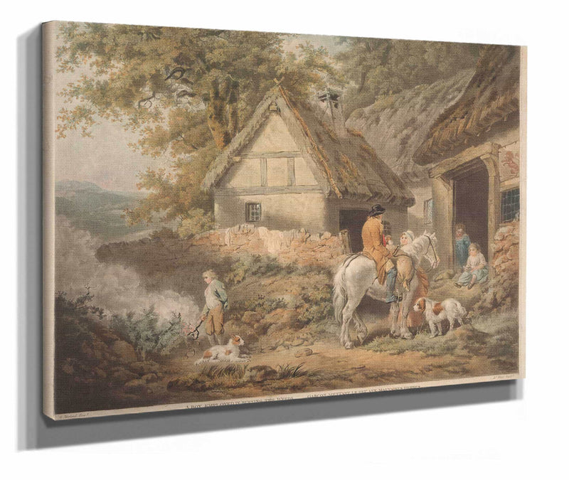 A Boy Employed In Burning Weeds by James Ward