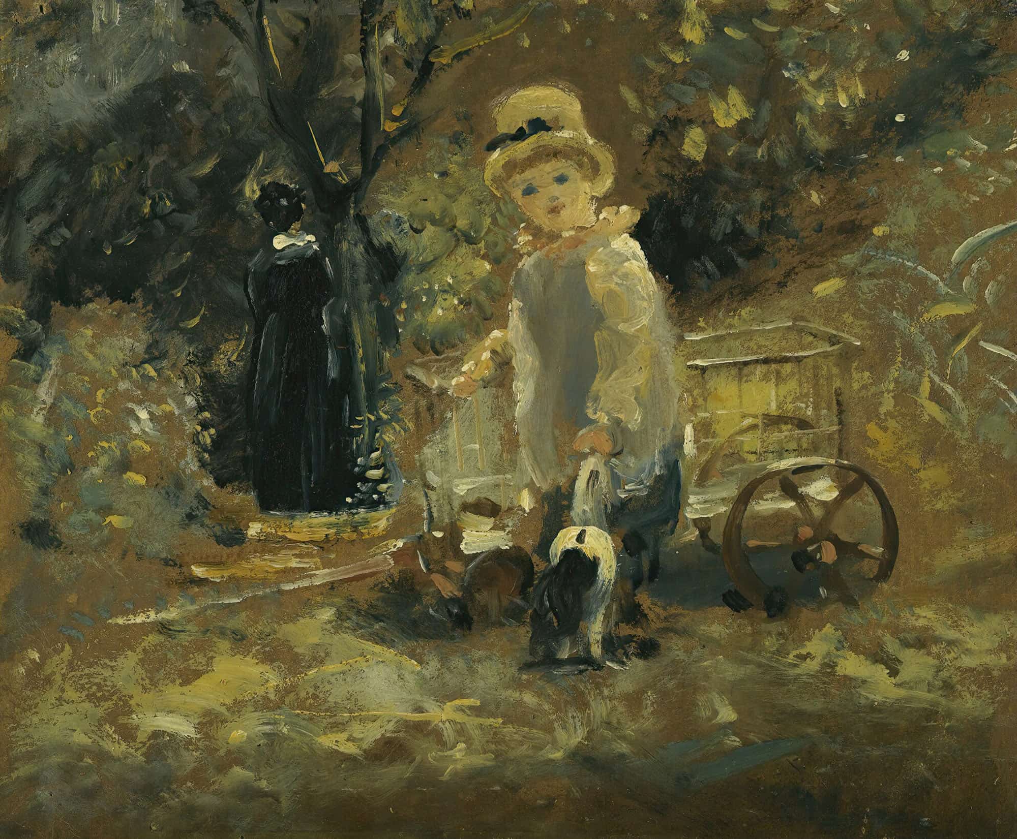 A Boy With A Toy Cart by John Constable