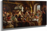 A Boyar Wedding Feast by Konstantin Egorovich Makovsky