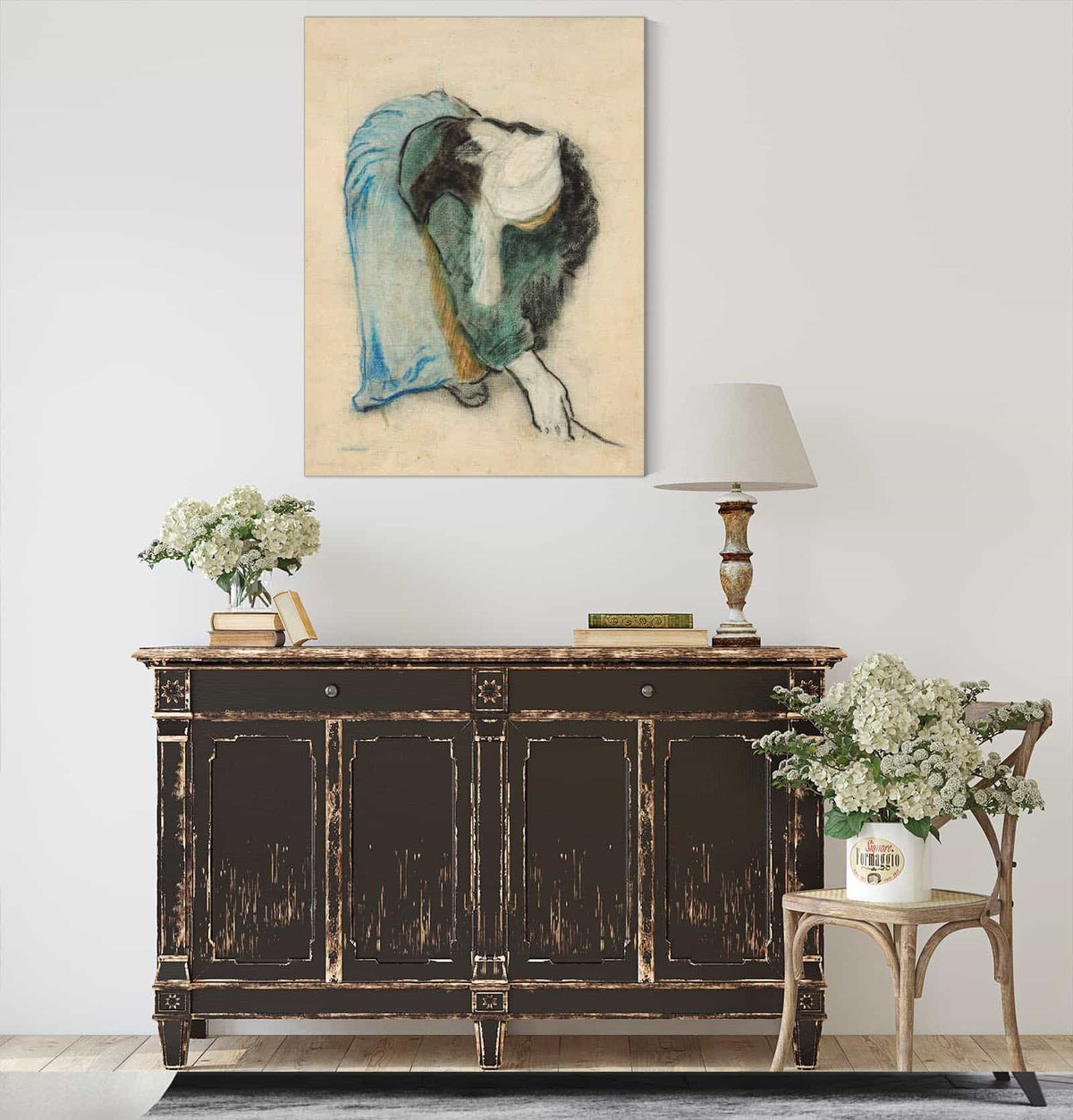 A Breton Gleaner by Paul Gauguin