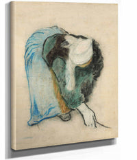 A Breton Gleaner by Paul Gauguin