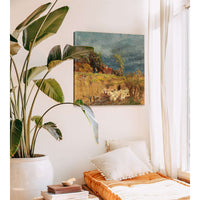 A Brewing Storm Over Haslau by Tina Blau