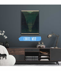 A Bridge In A Mountainous Landscape   by Herbert Crowley