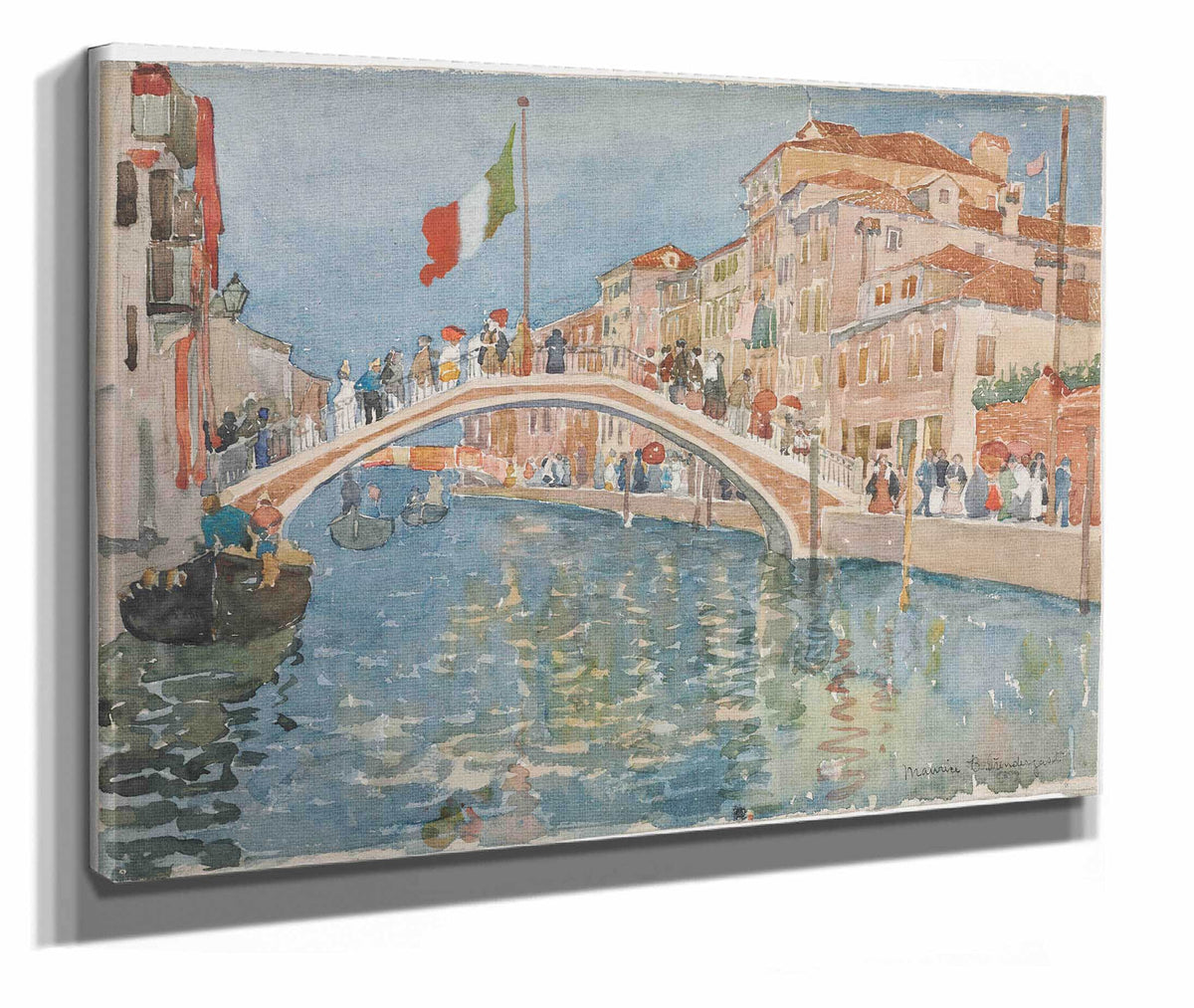 A Bridge In Venice by Maurice Prendergast