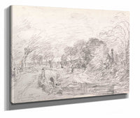 A Bridge Near Salisbury Court Perhaps Milford Bridge by John Constable