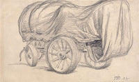 A Broad Wheeled Road Waggon by James Ward
