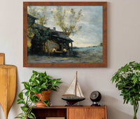 A Cafe In Vaugirard by Jean Baptiste Camille Corot