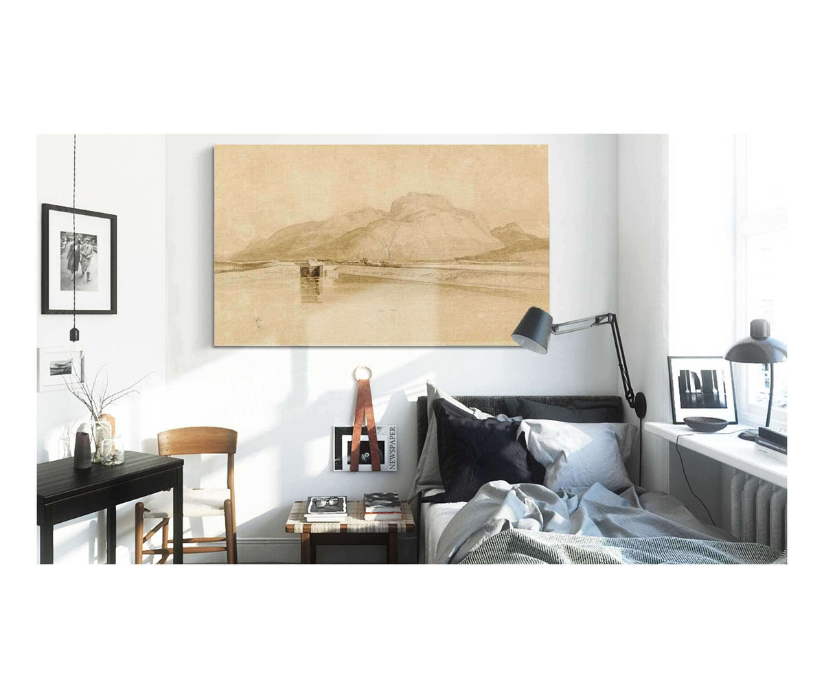 A Canal In Normandy by John Sell Cotman