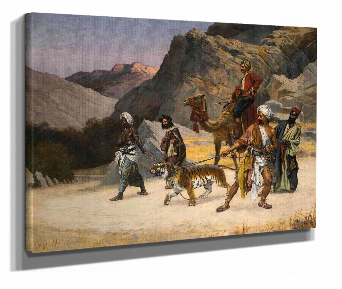 A Captive Tiger by Rudolf Ernst