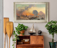 A Caravan In The Desert In A Simoom by Ippolito Caffi