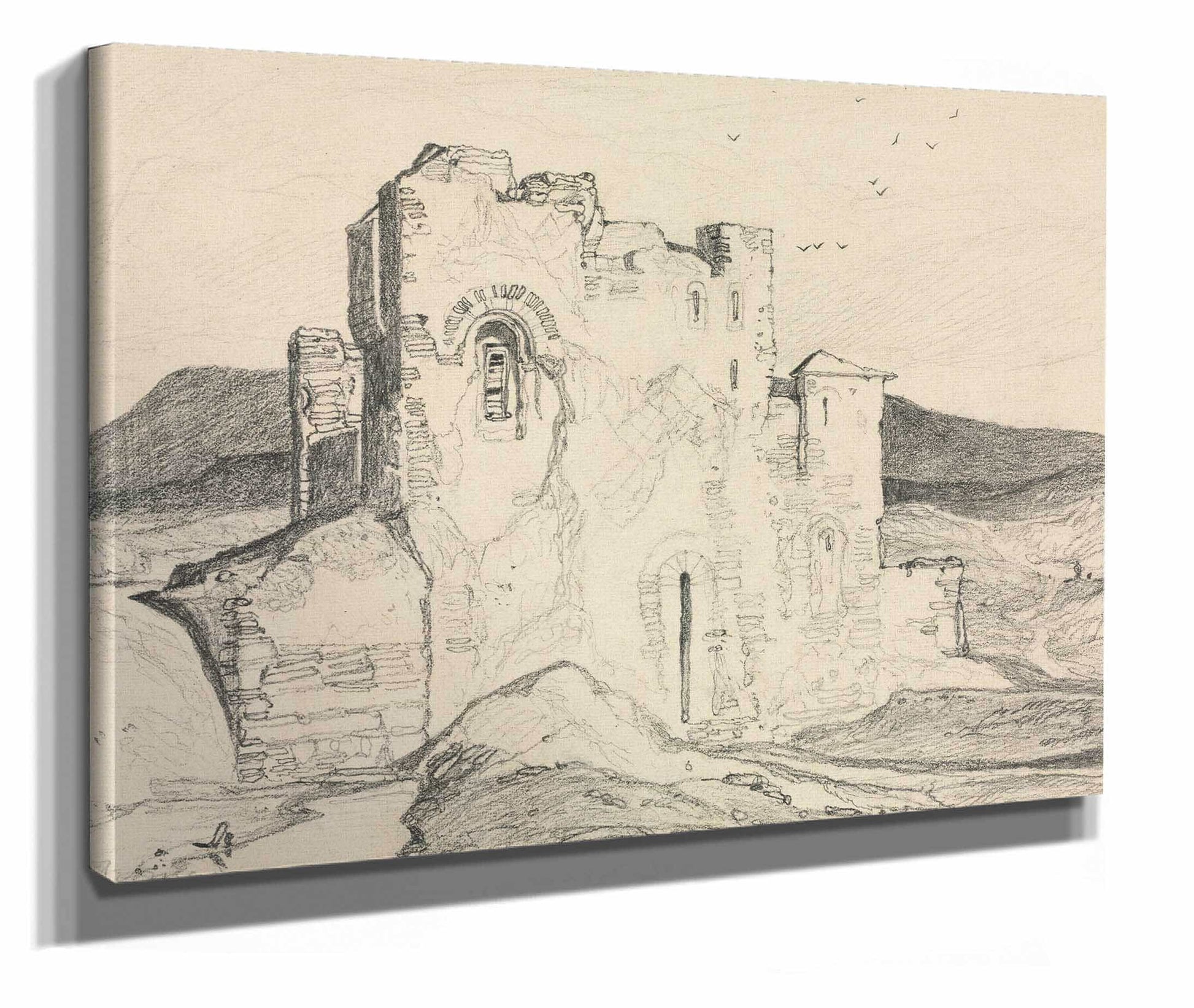 A Castle In Normandy by John Sell Cotman