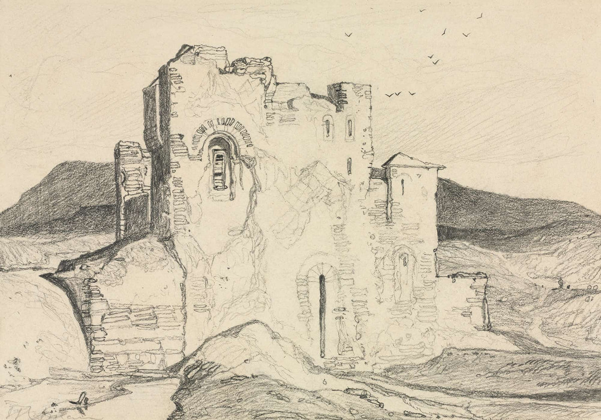 A Castle In Normandy by John Sell Cotman