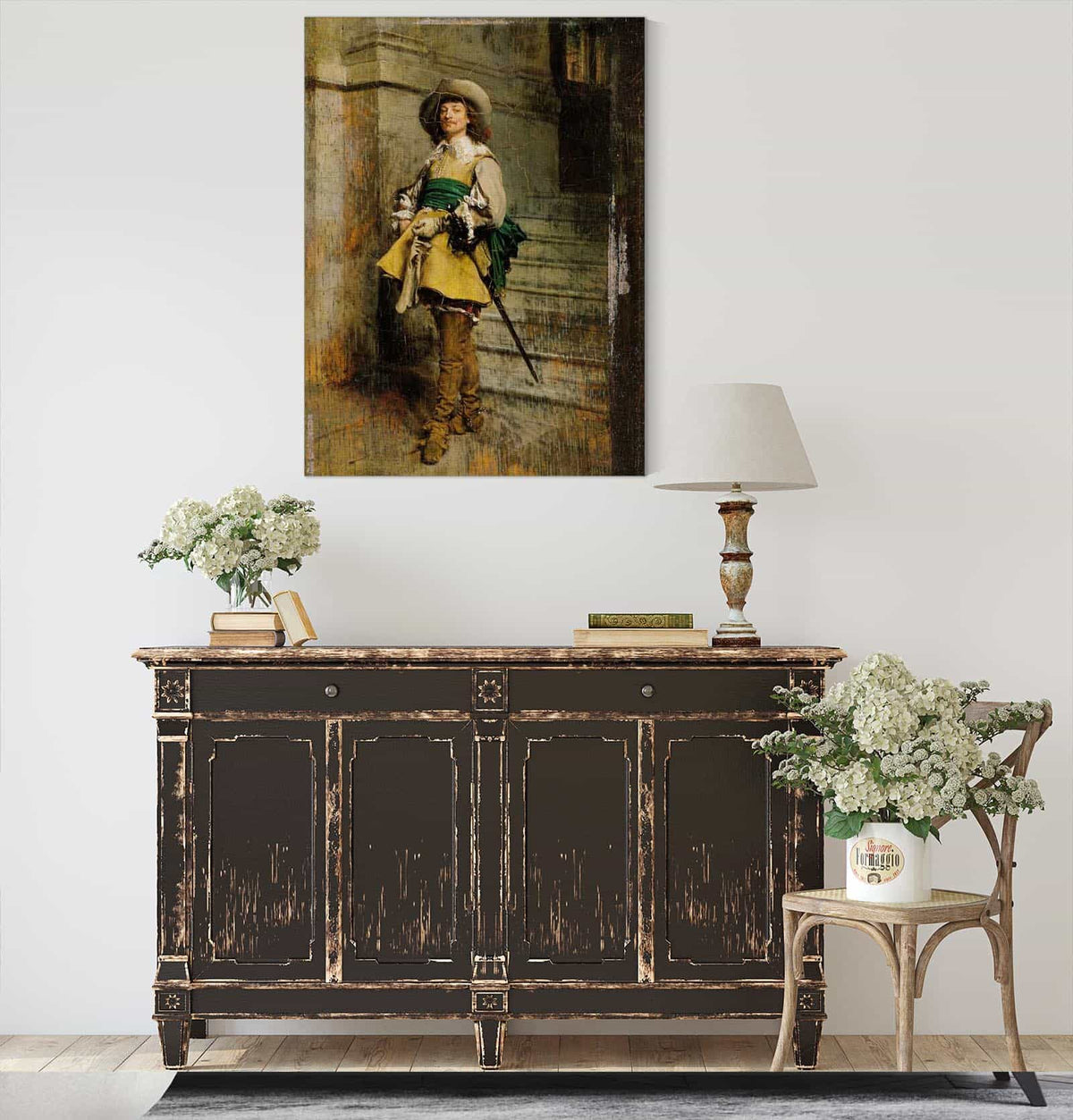 A Cavalier Time Of Louis Xiii by Ernest Meissonier