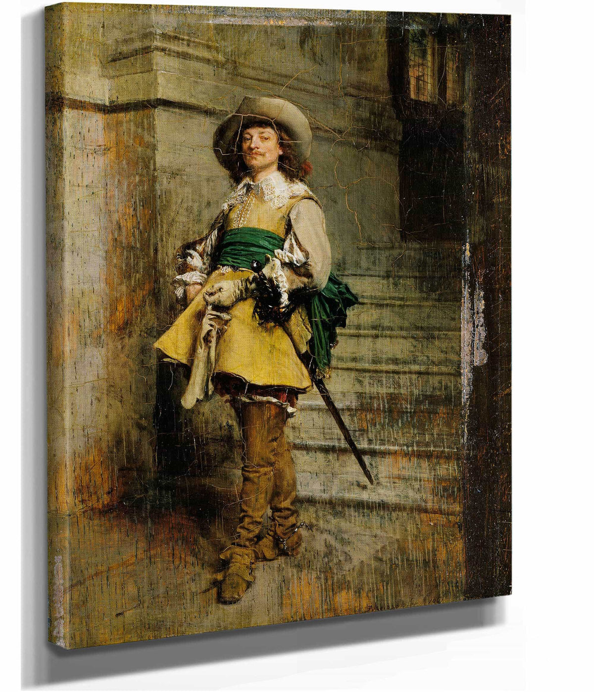 A Cavalier Time Of Louis Xiii by Ernest Meissonier