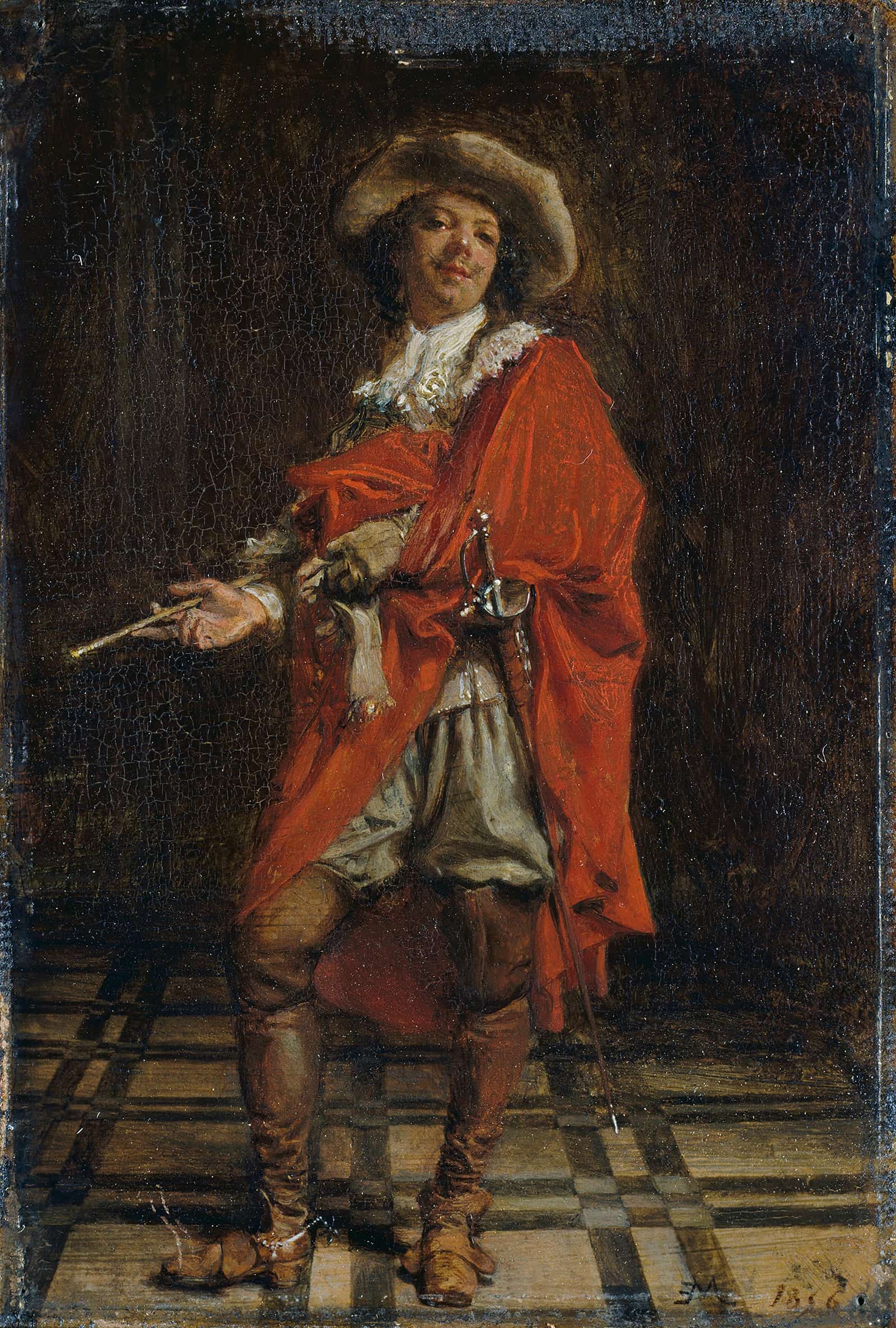 A Cavalier Time Of Louis Xiv by Ernest Meissonier