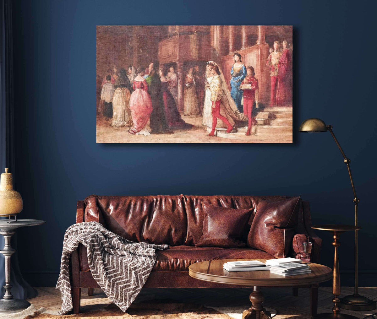 A Celebration In The Palazzo by Eugen Von Blaas