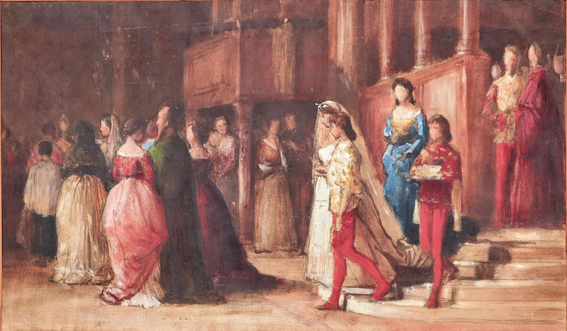 A Celebration In The Palazzo by Eugen Von Blaas