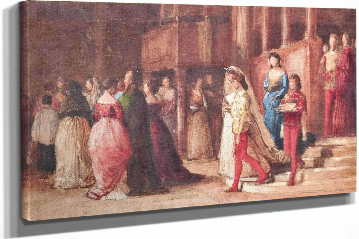 A Celebration In The Palazzo by Eugen Von Blaas