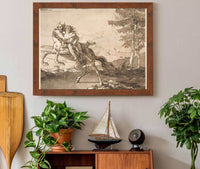 A Centaur Abducting A Nymph  by Giovanni Domenico Tiepolo