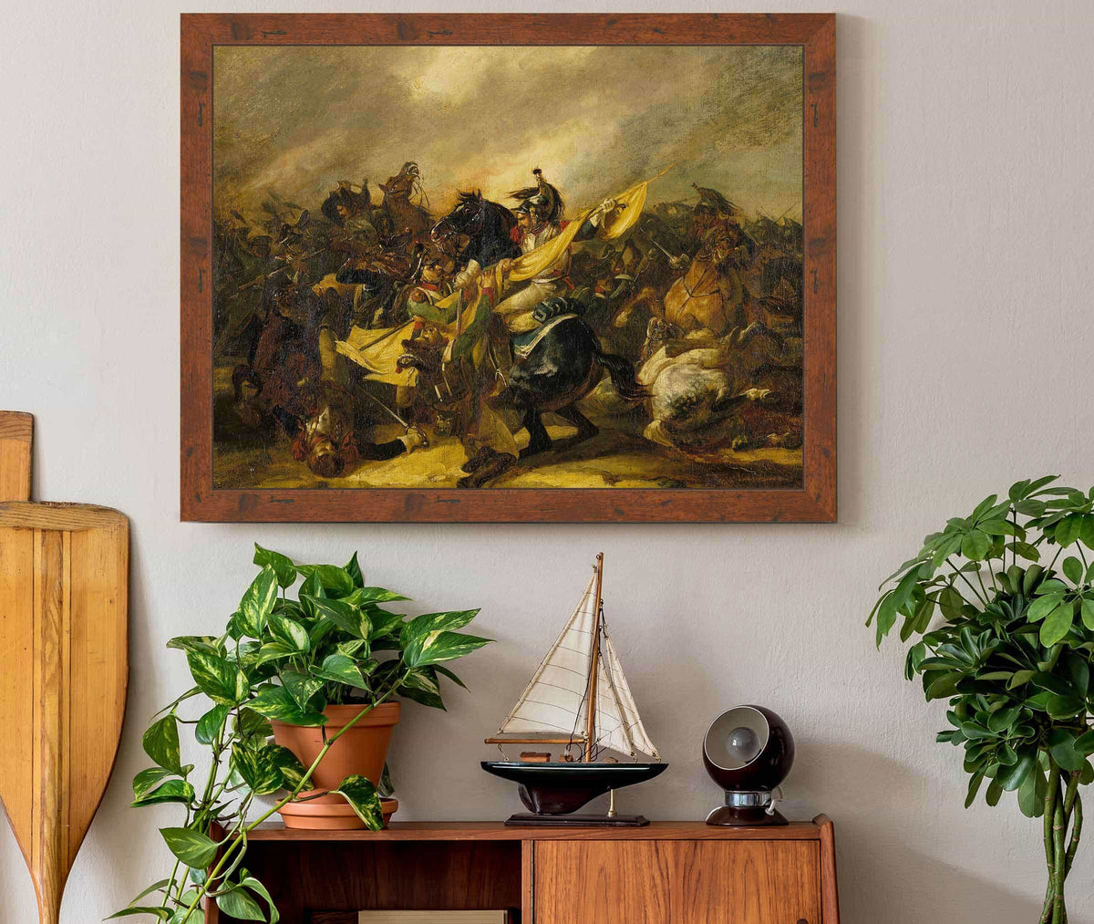 A Charge Of Cuirassiers C by Theodore Gericault