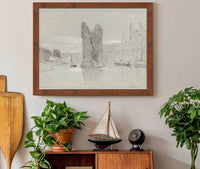 A Chest In Dersingham Church Norfolk by John Sell Cotman