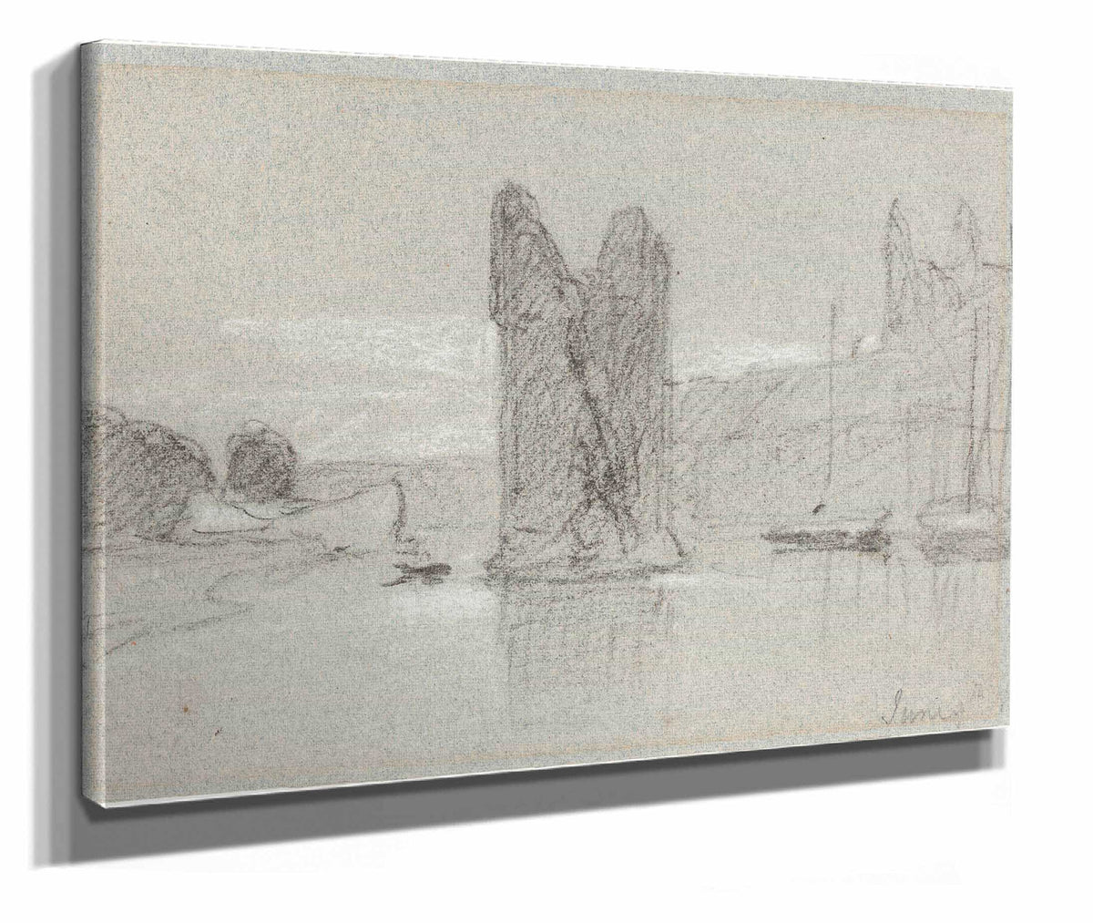 A Chest In Dersingham Church Norfolk by John Sell Cotman