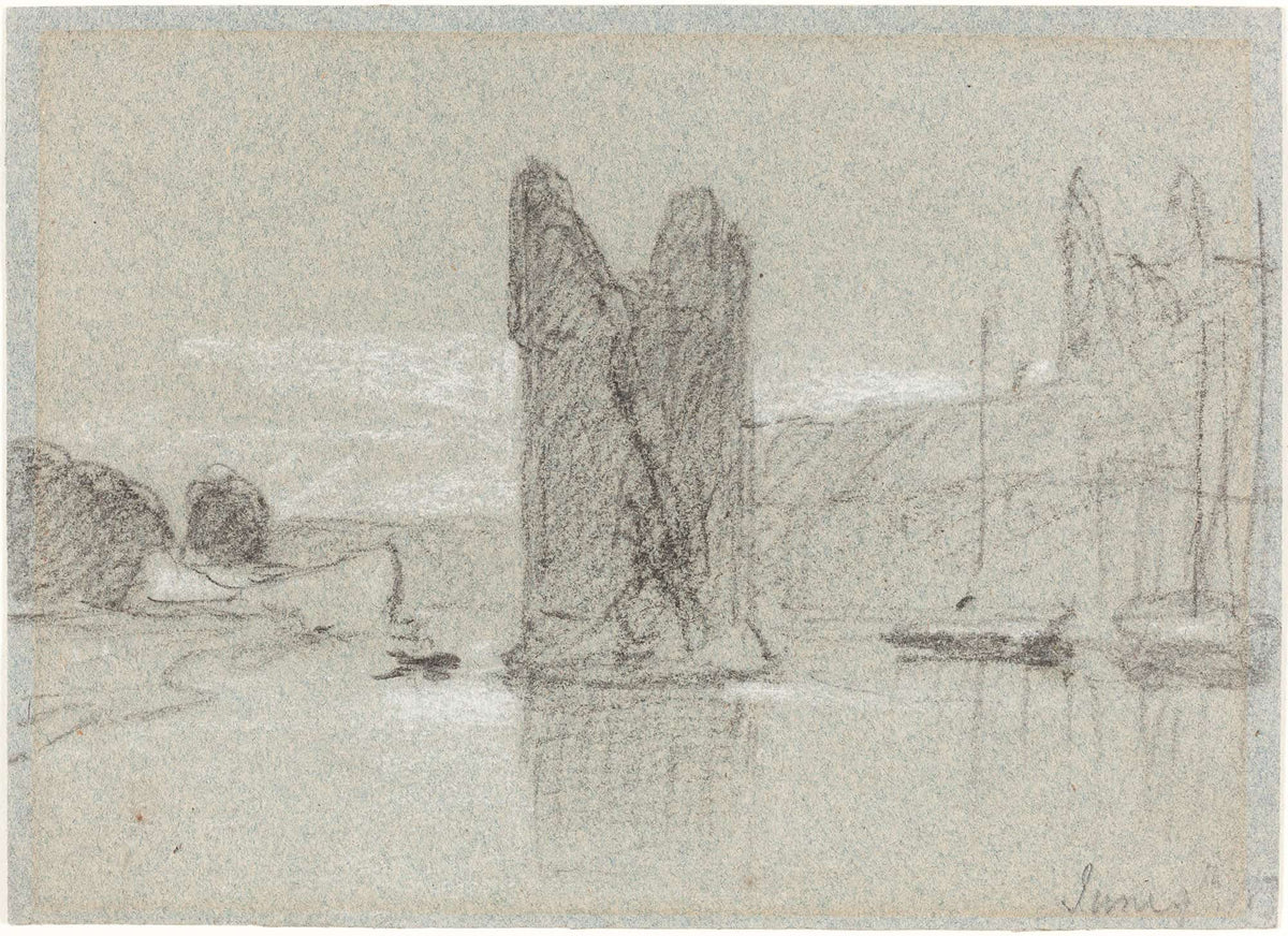 A Chest In Dersingham Church Norfolk by John Sell Cotman