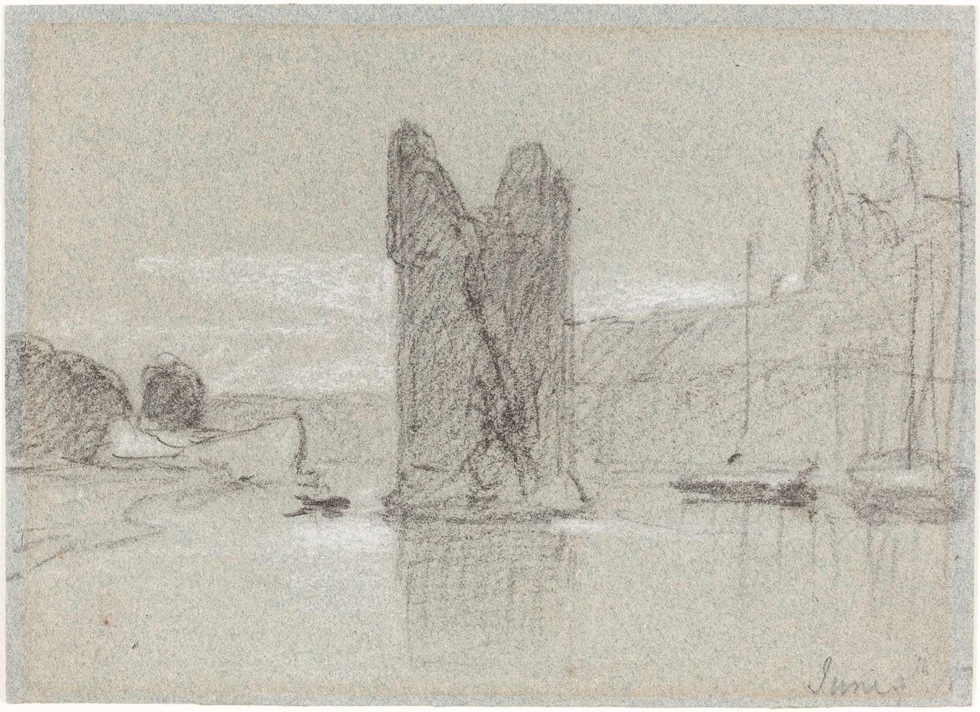 A Chest In Dersingham Church Norfolk by John Sell Cotman
