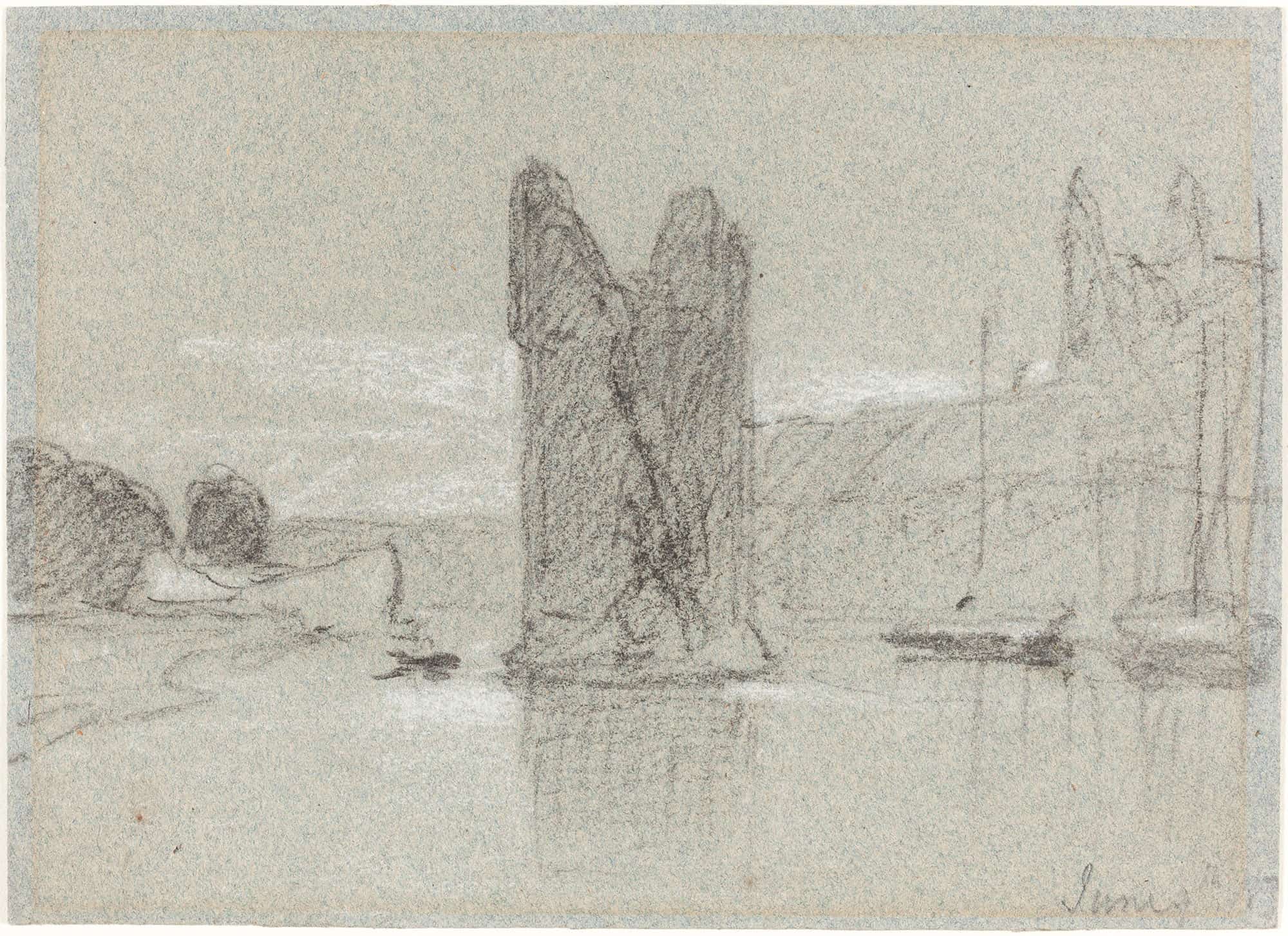 A Chest In Dersingham Church Norfolk by John Sell Cotman