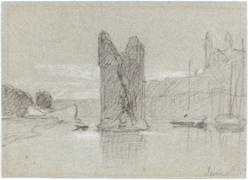 A Chest In Dersingham Church Norfolk by John Sell Cotman