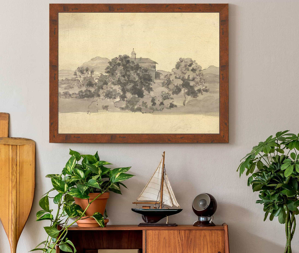 A Church In Italy by Joseph Wright Of Derby