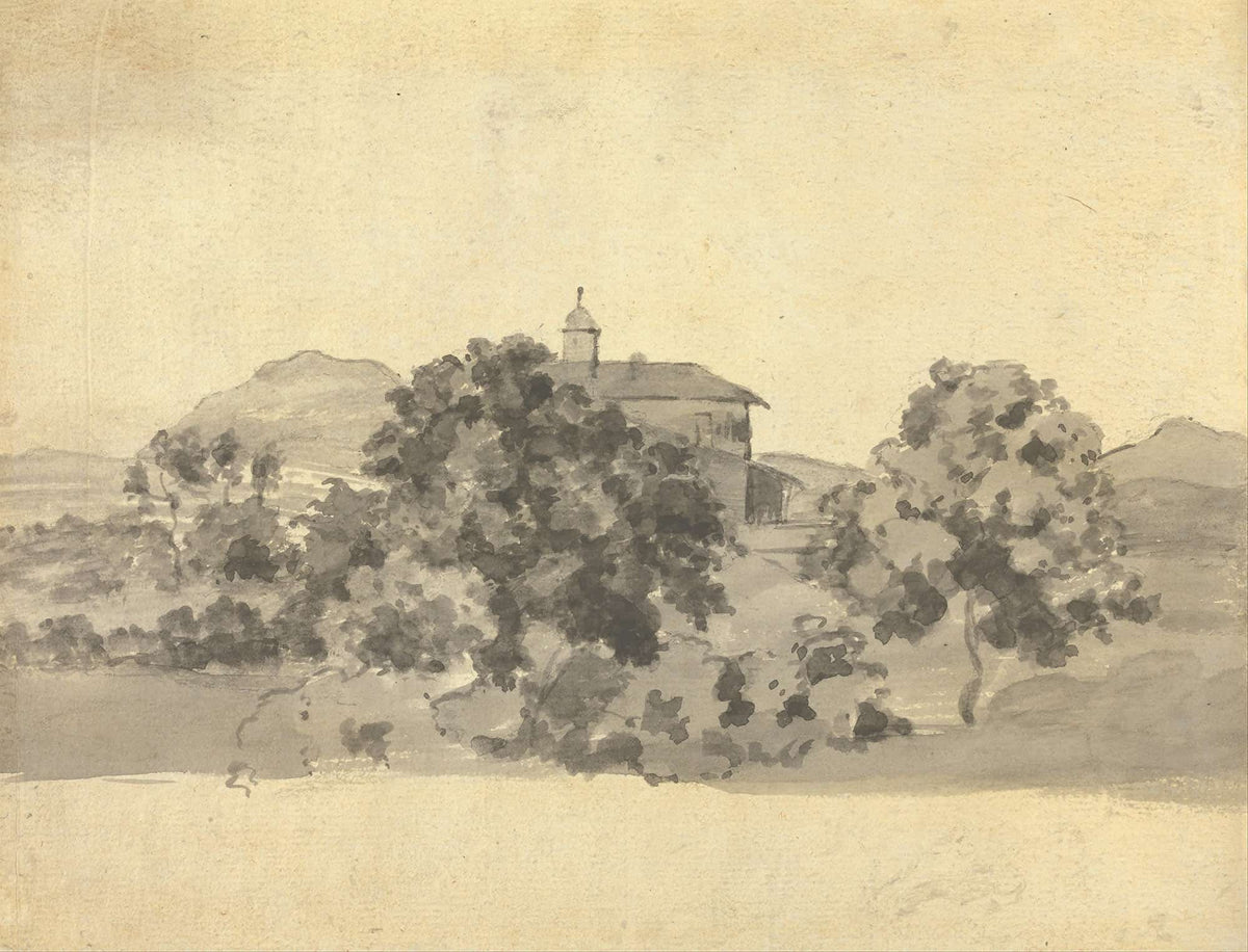 A Church In Italy by Joseph Wright Of Derby