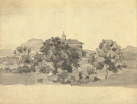 A Church In Italy by Joseph Wright Of Derby