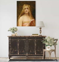 A Classical Beauty by Leon Francois Comerre