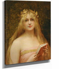 A Classical Beauty by Leon Francois Comerre